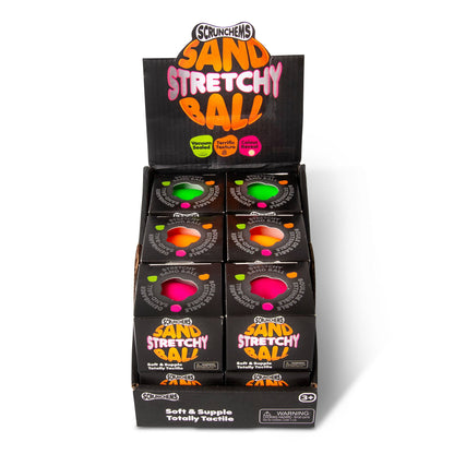 SCRUNCHEMS Stretchy Sand Ball Groovy Squishy Fidget Toy