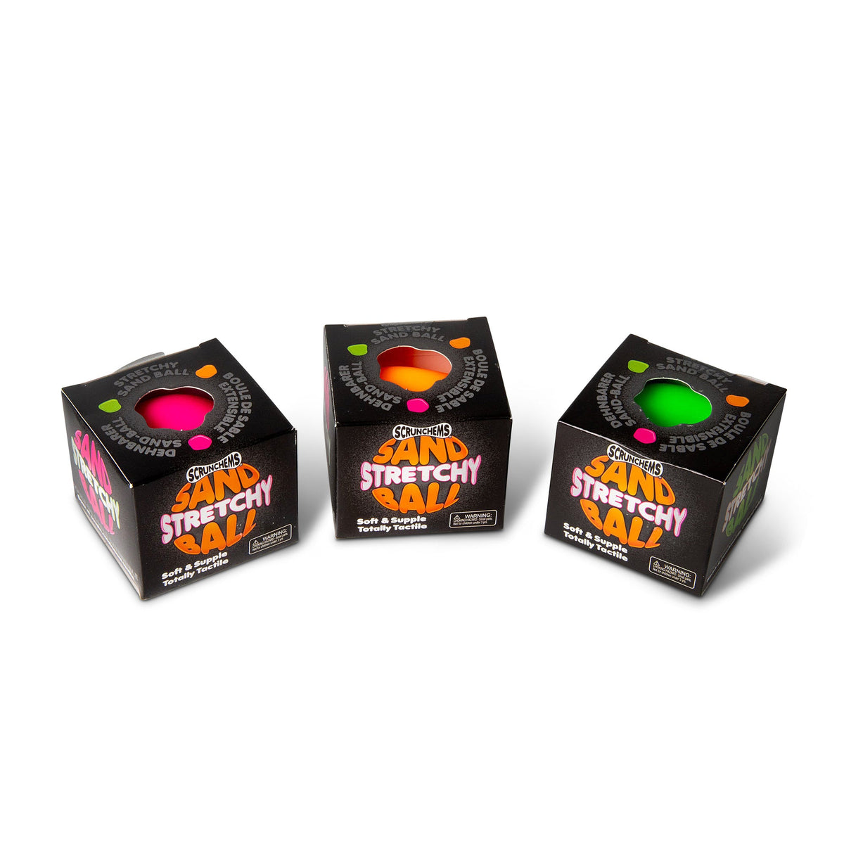 SCRUNCHEMS Stretchy Sand Ball Groovy Squishy Fidget Toy