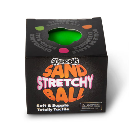 SCRUNCHEMS Stretchy Sand Ball Groovy Squishy Fidget Toy