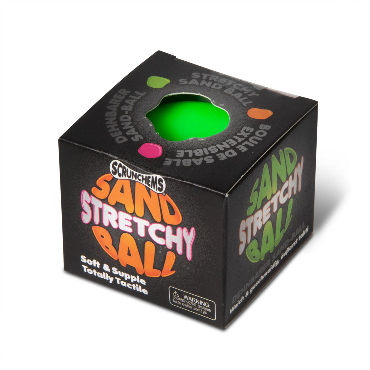 SCRUNCHEMS Stretchy Sand Ball Groovy Squishy Fidget Toy