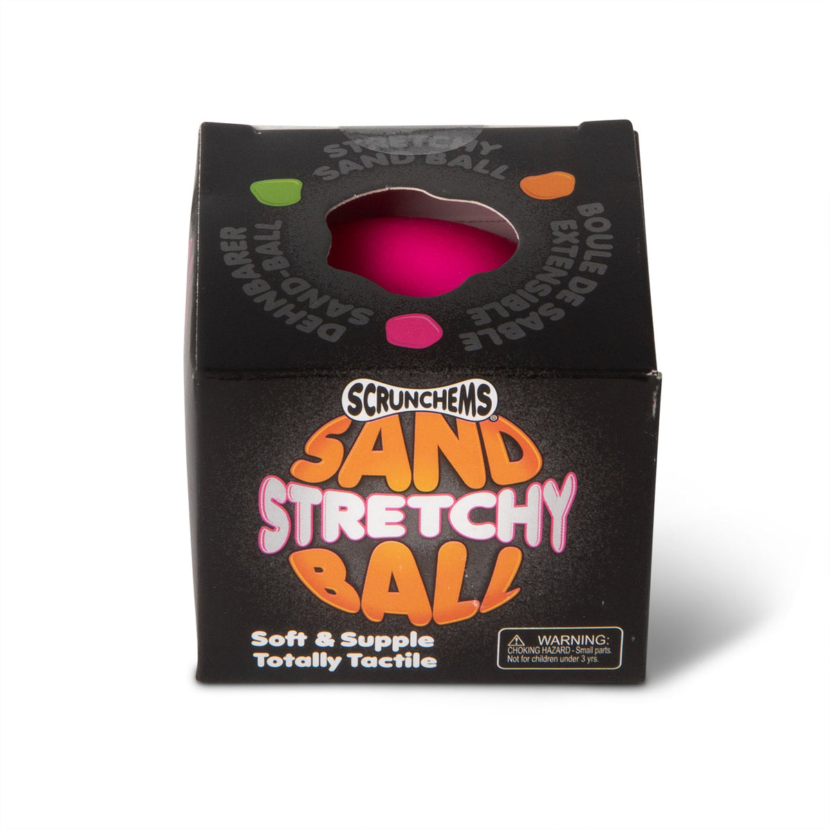 SCRUNCHEMS Stretchy Sand Ball Groovy Squishy Fidget Toy