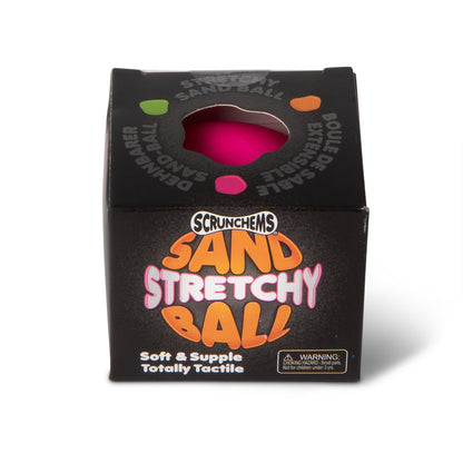 SCRUNCHEMS Stretchy Sand Ball Groovy Squishy Fidget Toy