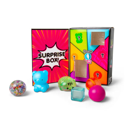 Scrunchems Surprise Box Groovy Squishy Fidget Toy 6 Pack
