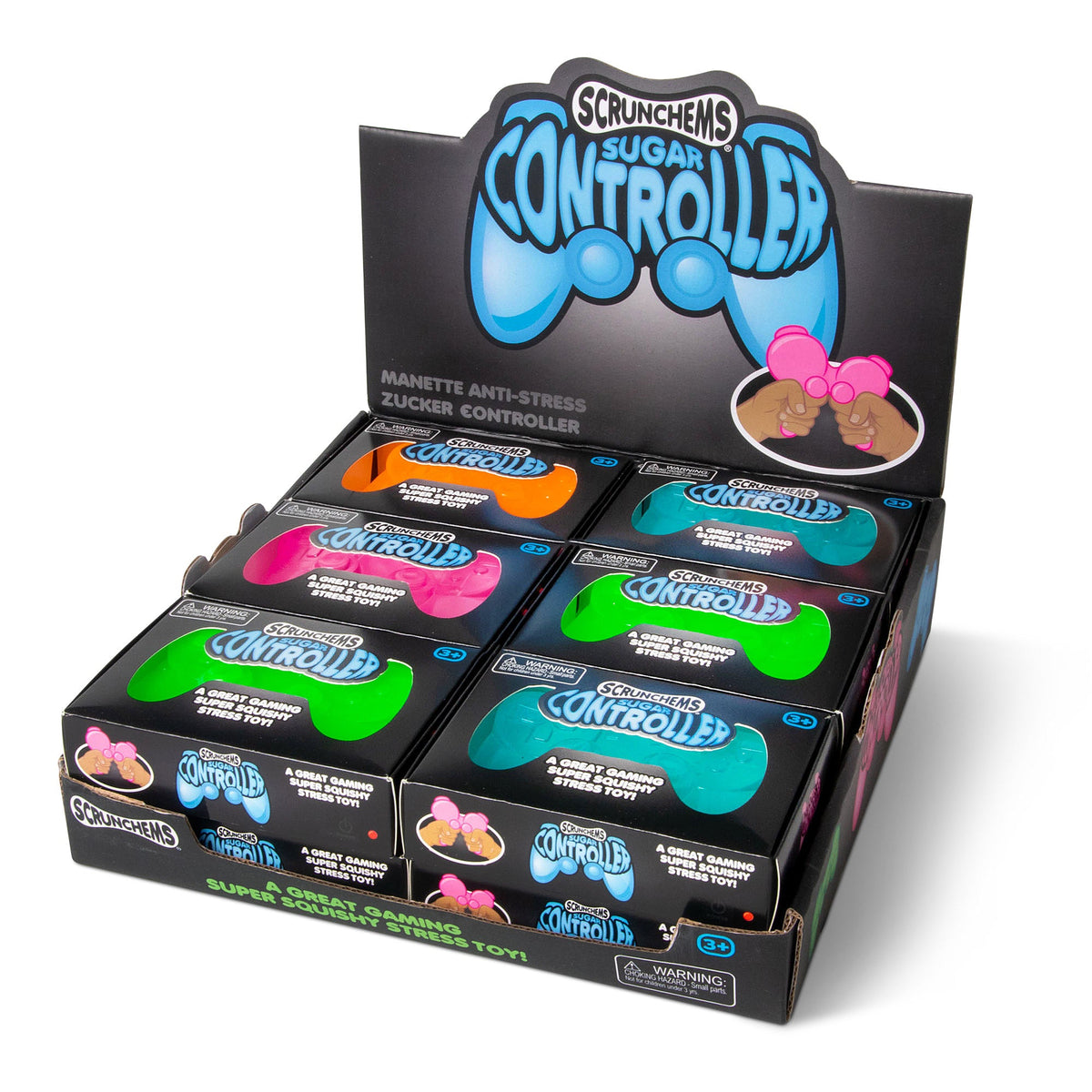 Scrunchems Sugar Controller Groovy Squishy Fidget Toy