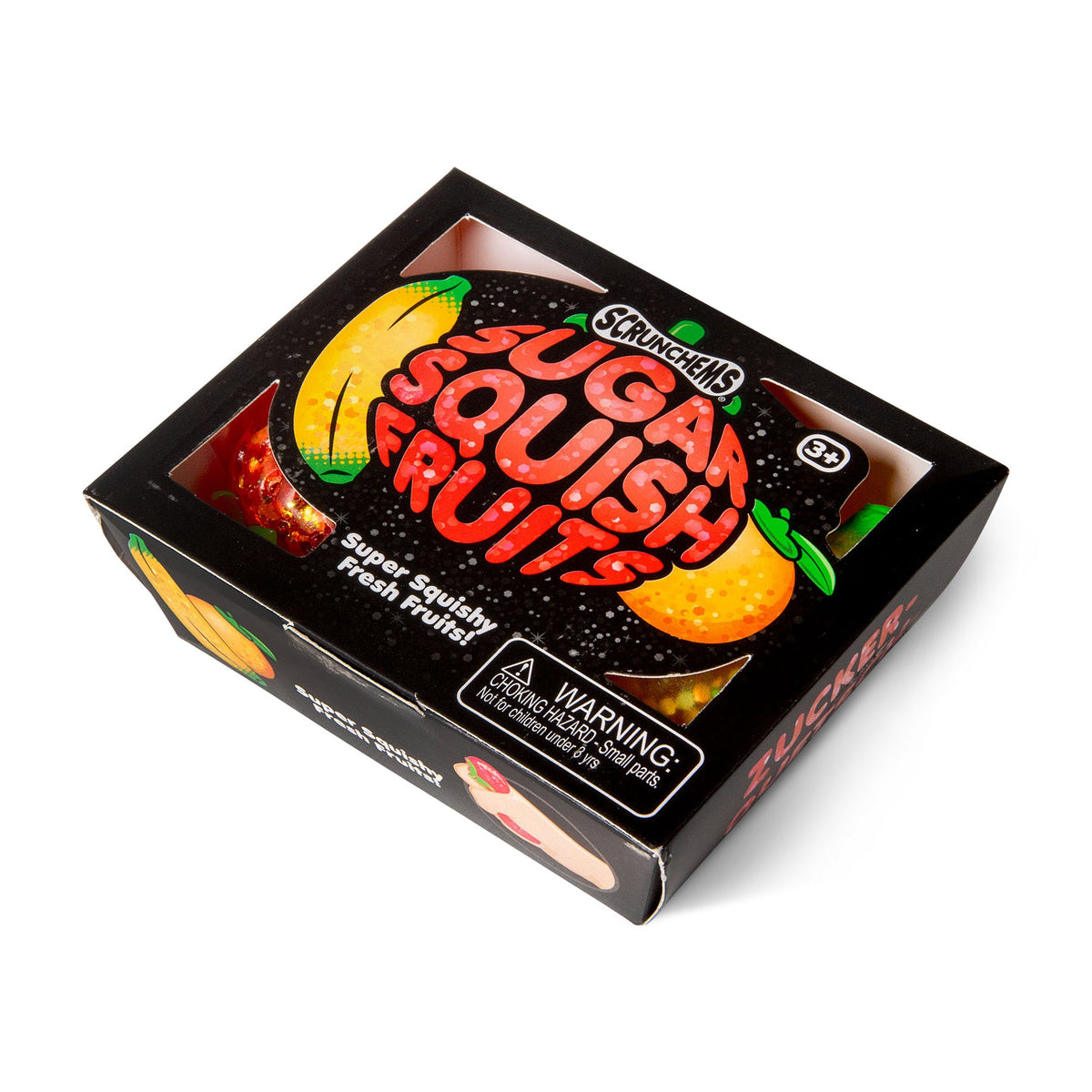 Scrunchems Sugar Squish Fruits Groovy Squishy Fidget Toy 3 Pack