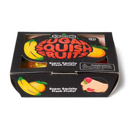Scrunchems Sugar Squish Fruits Groovy Squishy Fidget Toy 3 Pack