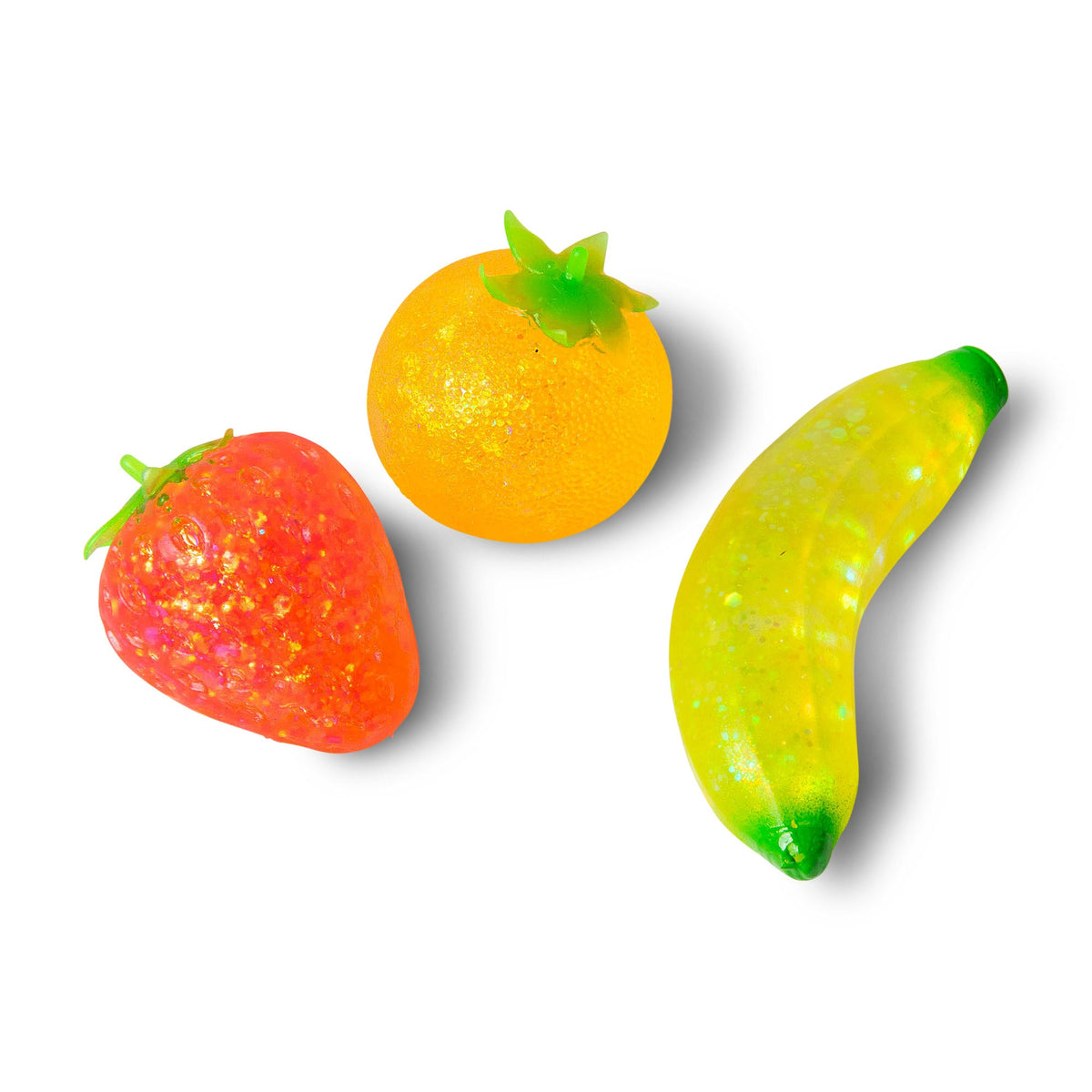 Scrunchems Sugar Squish Fruits Groovy Squishy Fidget Toy 3 Pack