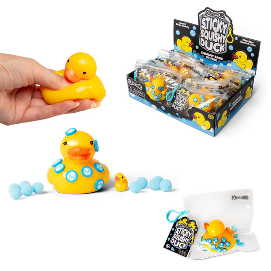 Scrunchems Sticky Squishy Duck Stress Relief Fidget Toy
