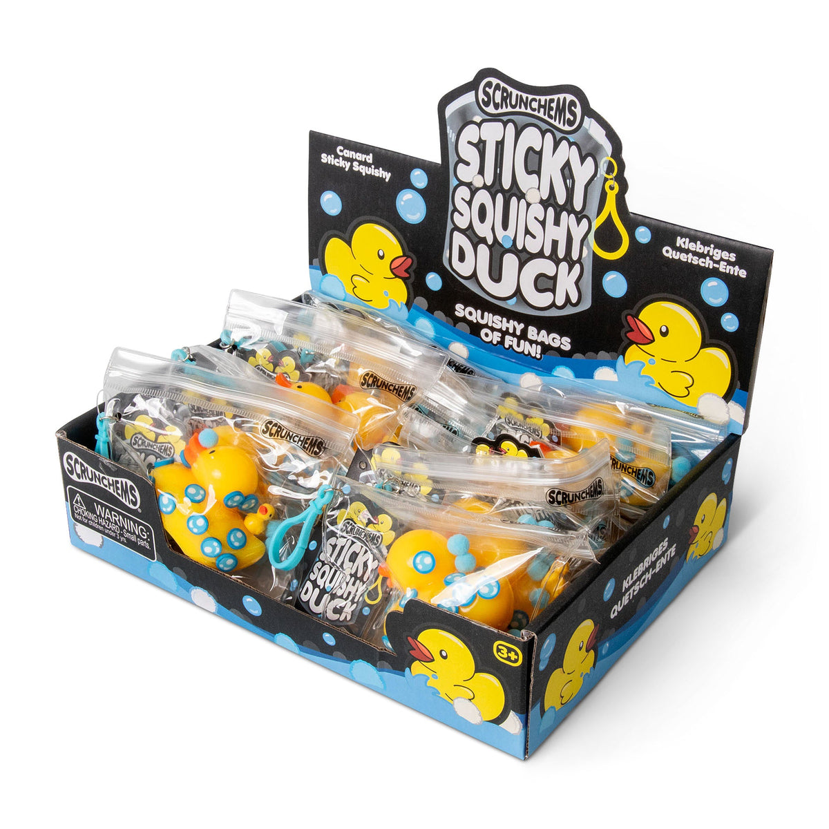 Scrunchems Sticky Squishy Duck Stress Relief Fidget Toy