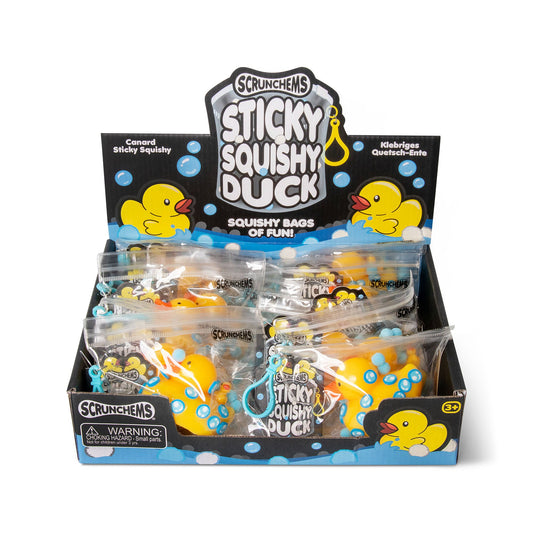 Scrunchems Sticky Squishy Duck Stress Relief Fidget Toy