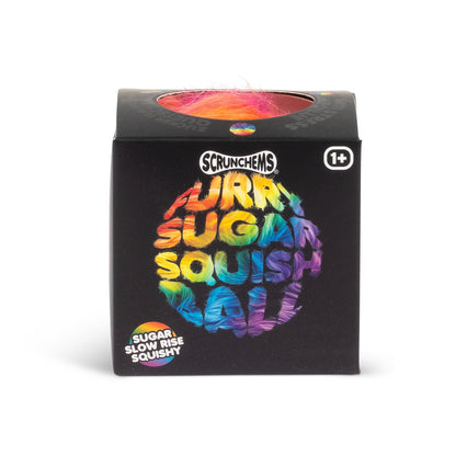 Scrunchems Furry Sugar Squish Ball Groovy Squishy Fidget Toy