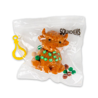 Scrunchems Sticky Highland Cow Groovy Squishy Fidget Toy