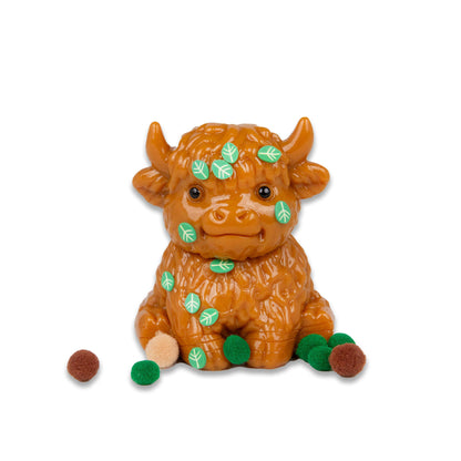 Scrunchems Sticky Highland Cow Groovy Squishy Fidget Toy