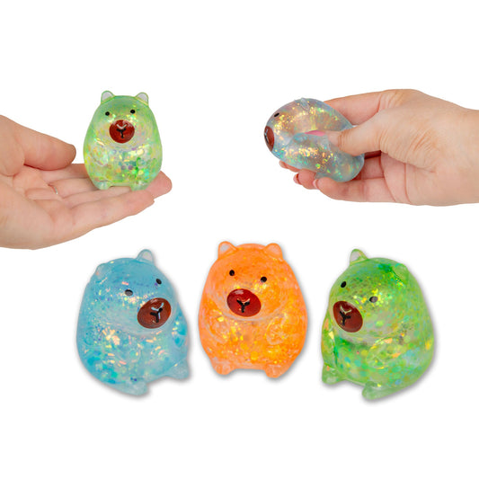 Scrunchems Mini Sugar Capybaras Squishy Fidget Toy 3 Pack
