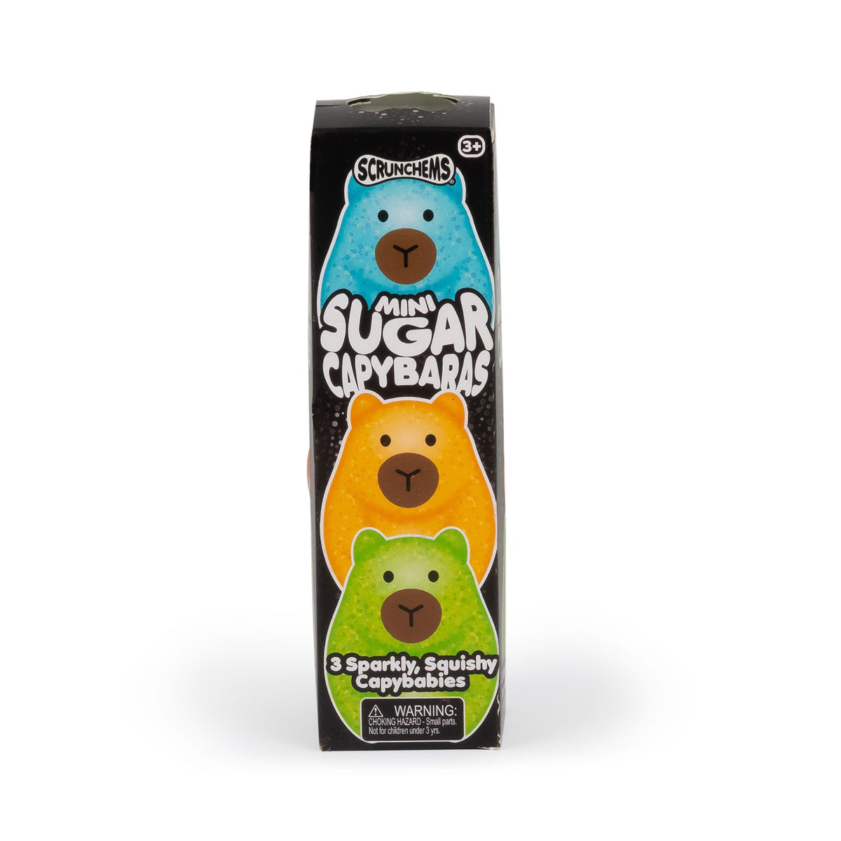 Scrunchems Mini Sugar Capybaras Squishy Fidget Toy 3 Pack