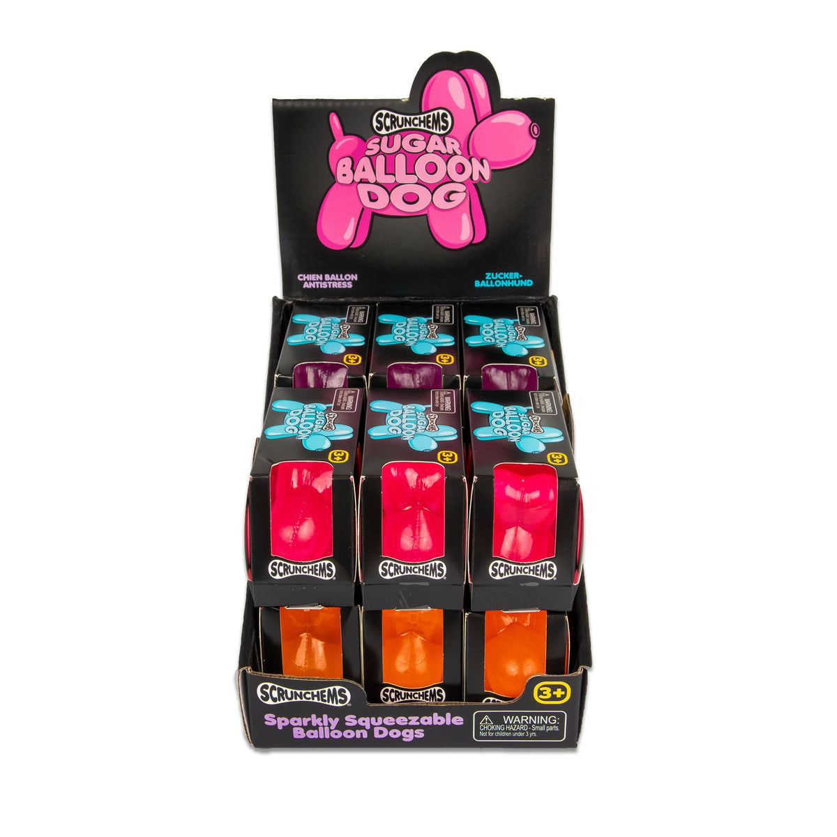 Scrunchems Sugar Balloon Dog Groovy Squishy Fidget Toy