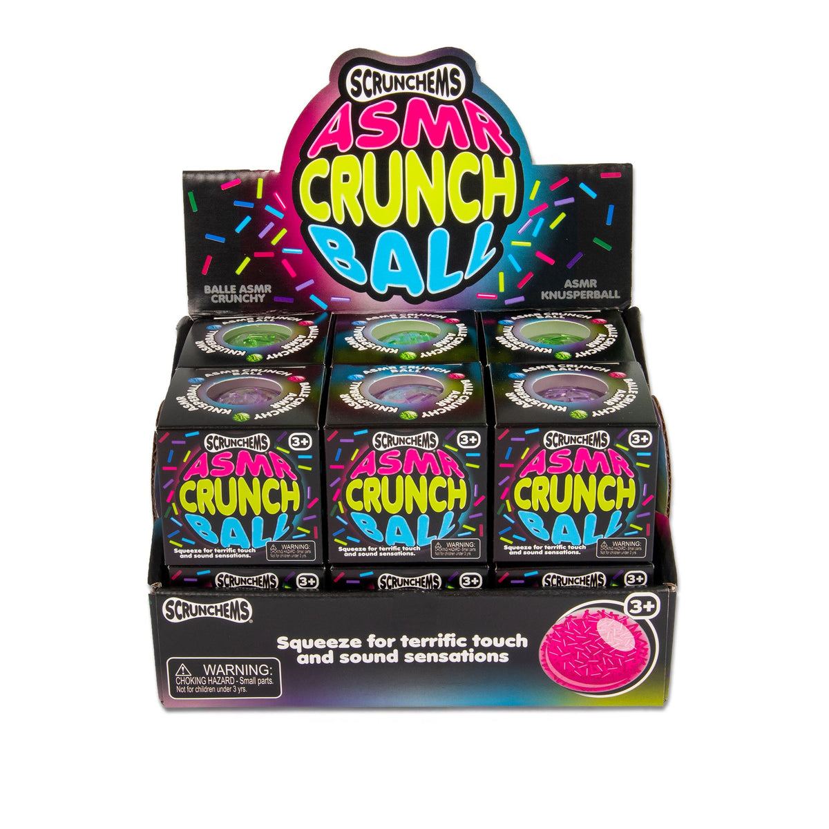 Scrunchems ASMR Crunch Ball Groovy Squishy Fidget Toy