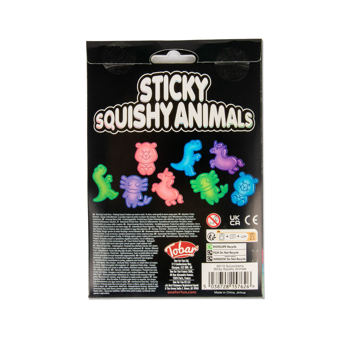 Scrunchems Sticky Squishy Animals Groovy Squishy Fidget Toy