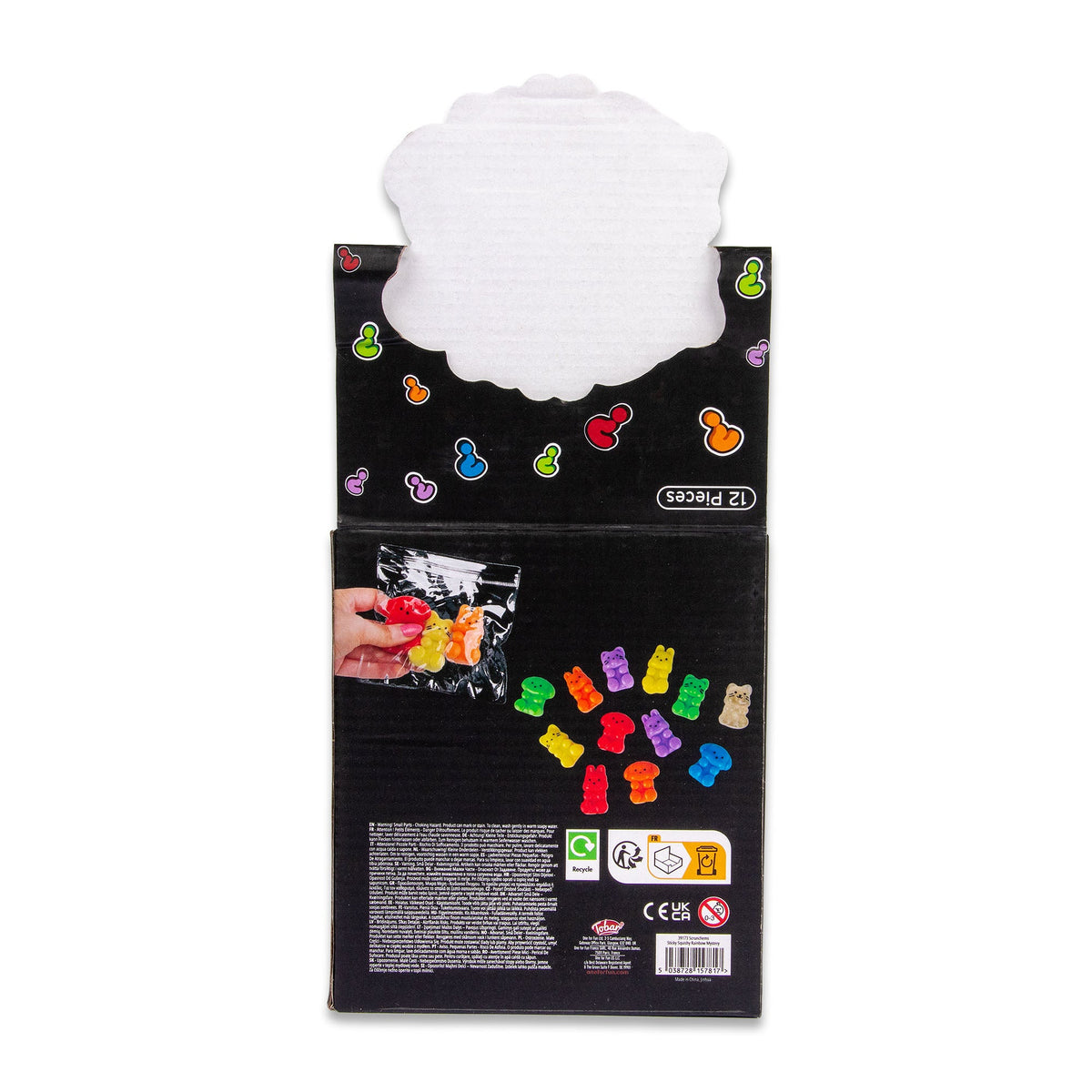 Scrunchems Sticky Squishy Rainbow Mystery Fidget Toy 3 Pack