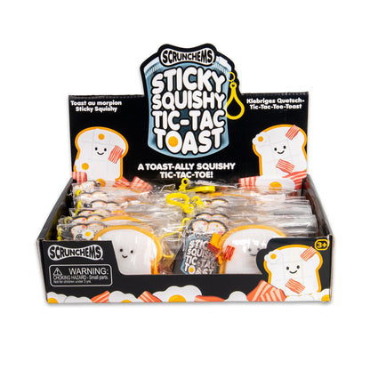 Scrunchems Sticky Squishy Tic Tac Toast Fidget Toy