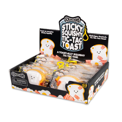Scrunchems Sticky Squishy Tic Tac Toast Fidget Toy