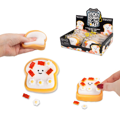 Scrunchems Sticky Squishy Tic Tac Toast Fidget Toy