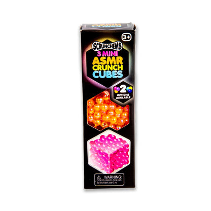 Scrunchems Mini ASMR Crunch Cubes Fidget Toy 3 Pack
