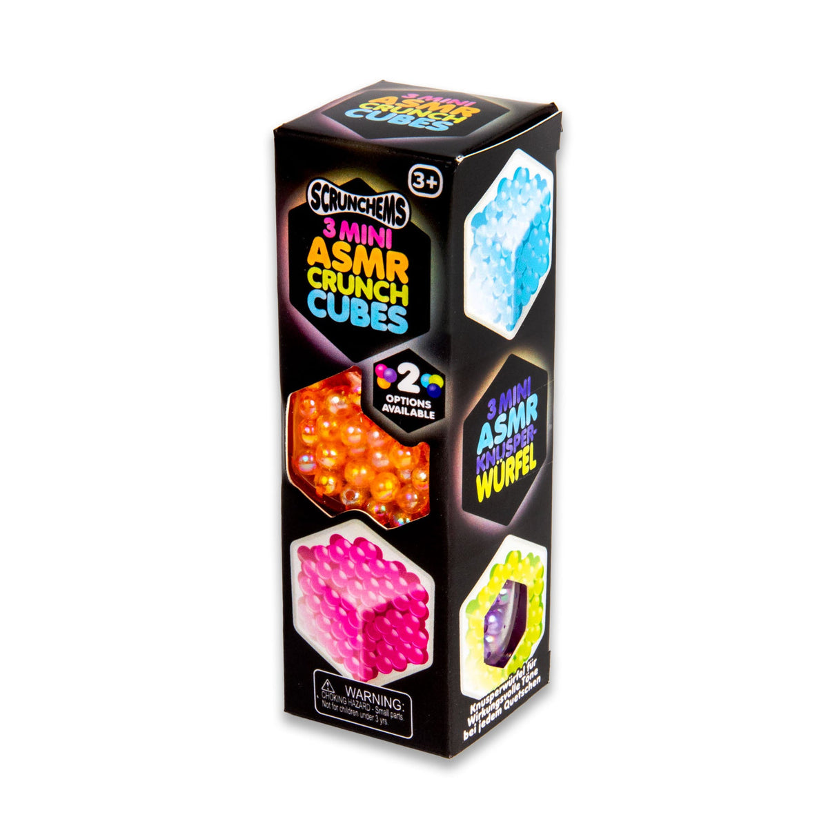 Scrunchems Mini ASMR Crunch Cubes Fidget Toy 3 Pack