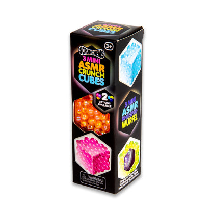 Scrunchems Mini ASMR Crunch Cubes Fidget Toy 3 Pack
