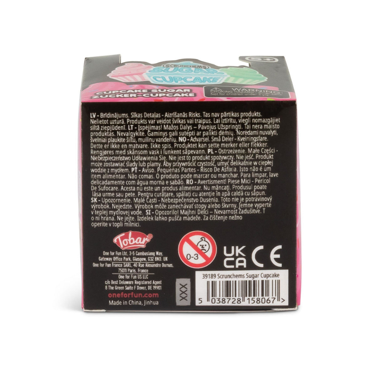 Scrunchems Sugar Cupcake Groovy Squishy Fidget Toy