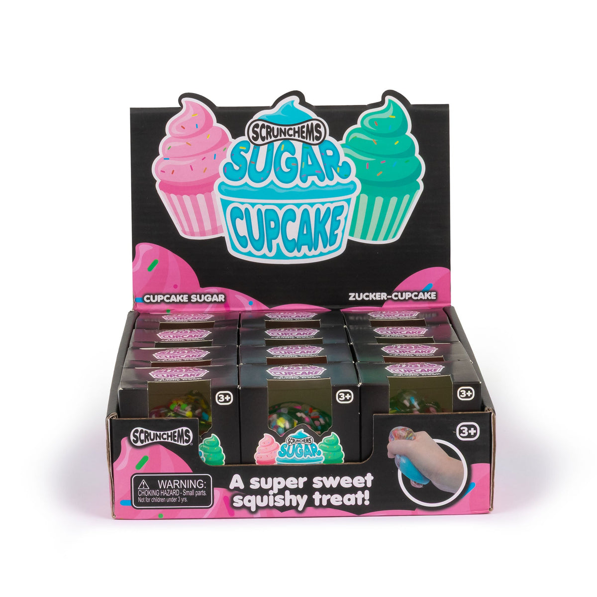 Scrunchems Sugar Cupcake Groovy Squishy Fidget Toy