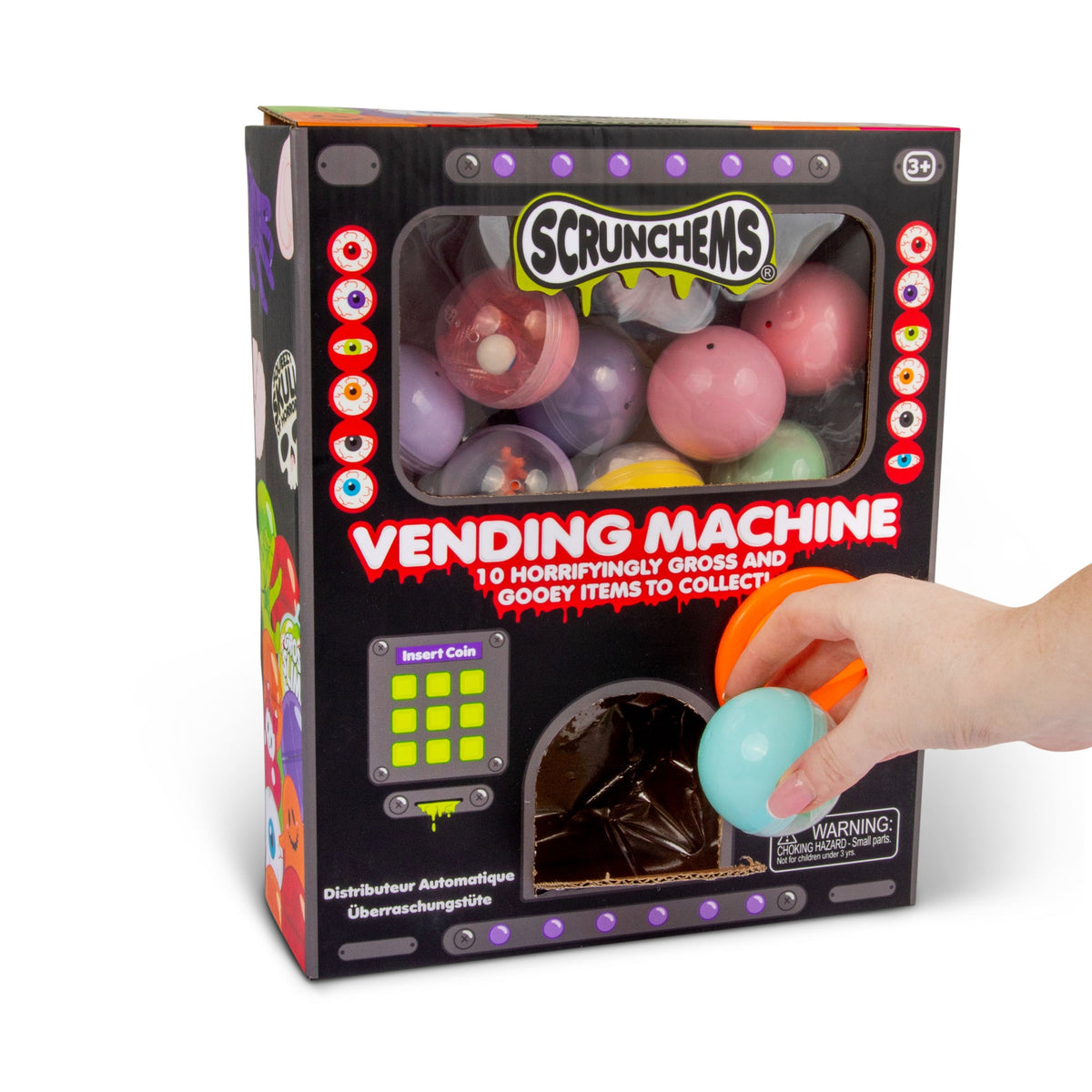 Scrunchems Gross Vending Machine Groovy Squishy Fidget Toy