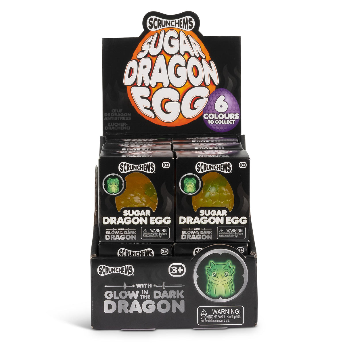 Scrunchems Sugar Dragon Egg Groovy Squishy Fidget Toy