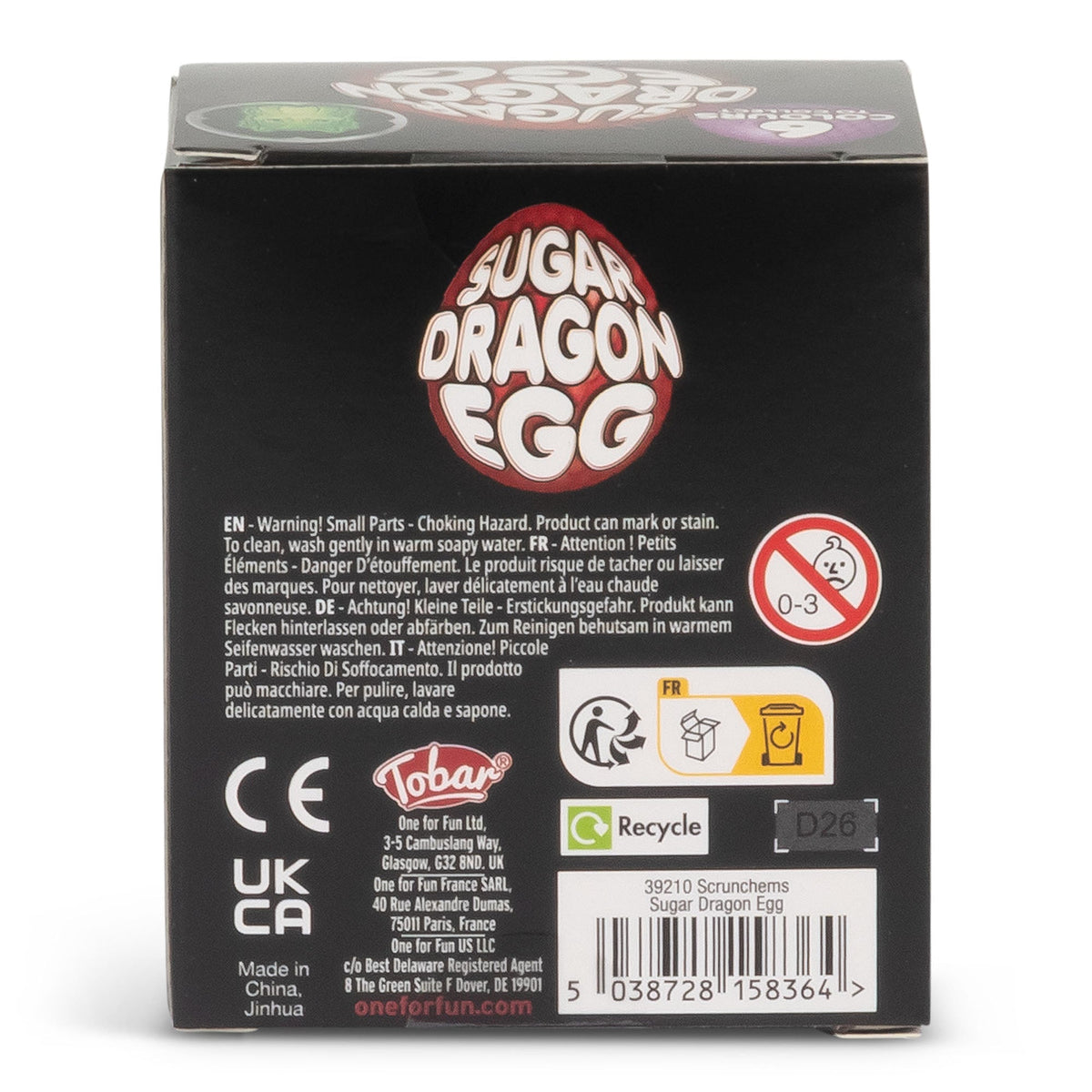 Scrunchems Sugar Dragon Egg Groovy Squishy Fidget Toy