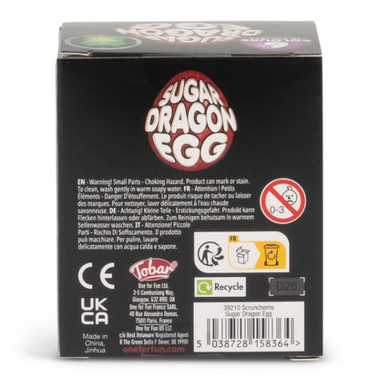 Scrunchems Sugar Dragon Egg Groovy Squishy Fidget Toy