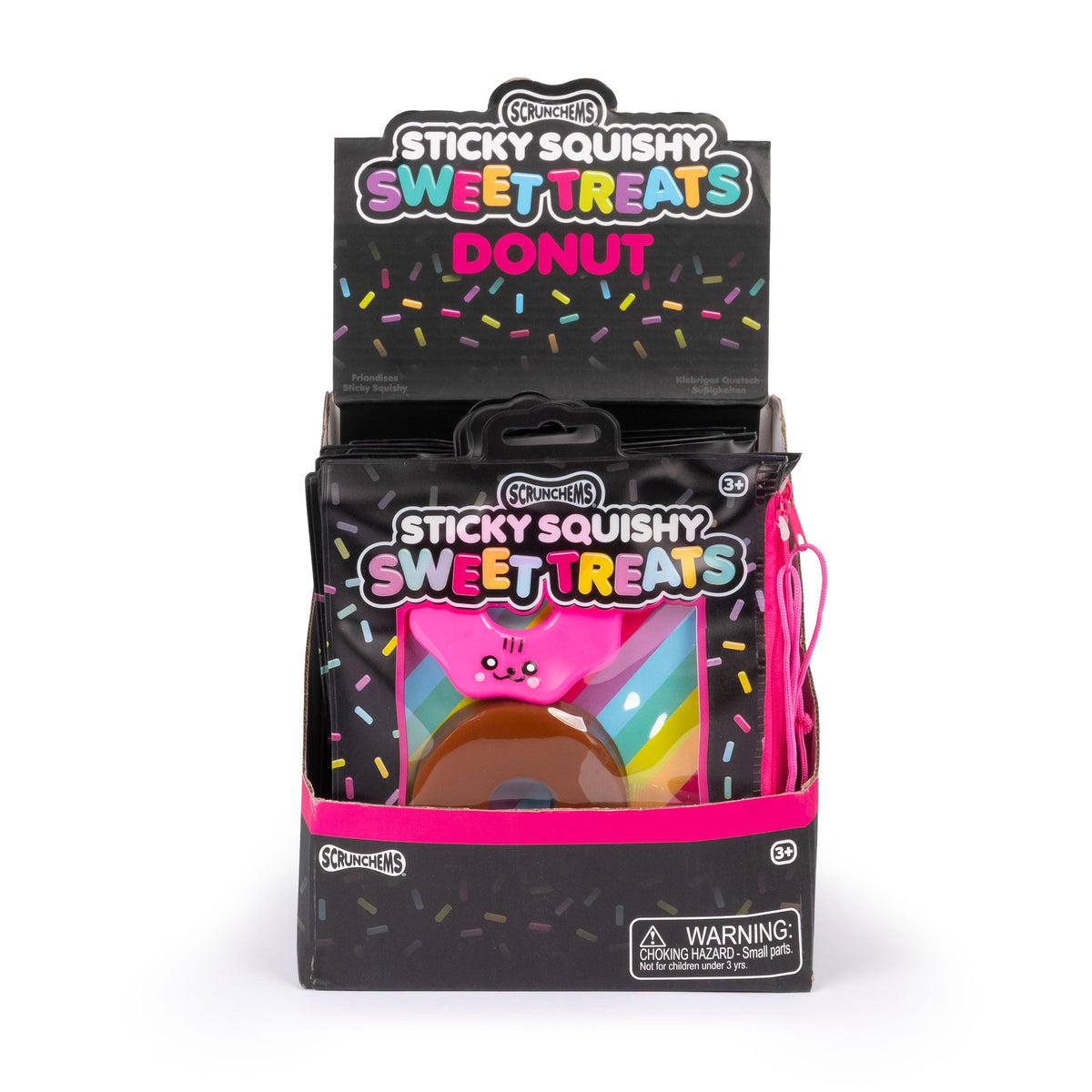 Scrunchems Sweet Treats Sticky Squishy Donut Fidget Toy