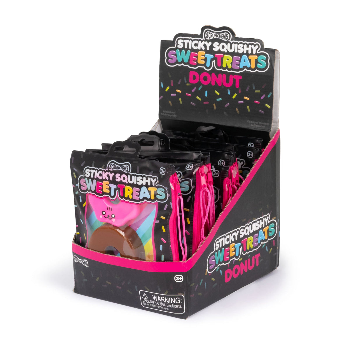 Scrunchems Sweet Treats Sticky Squishy Donut Fidget Toy