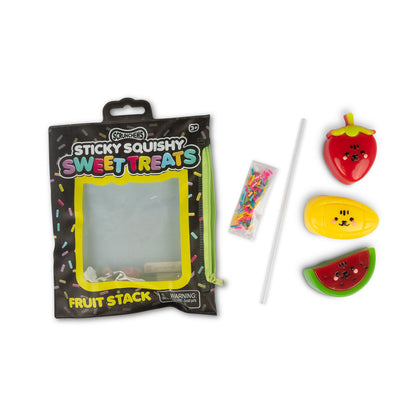 Scrunchems Sweet Treats Fruit Stack Groovy Squishy Fidget Toy