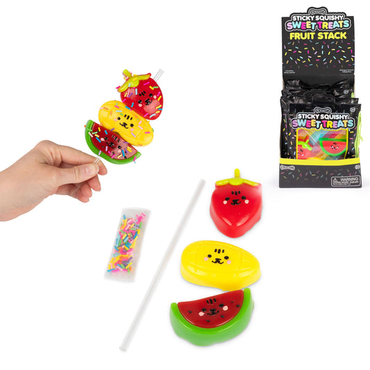 Scrunchems Sweet Treats Fruit Stack Groovy Squishy Fidget Toy