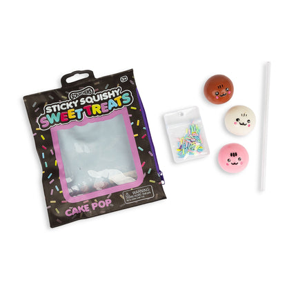 Scrunchems Sweet Treats Sticky Squishy Cake Pop Fidget Toy