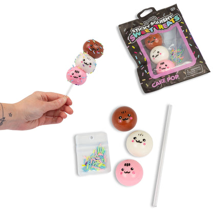 Scrunchems Sweet Treats Sticky Squishy Cake Pop Fidget Toy