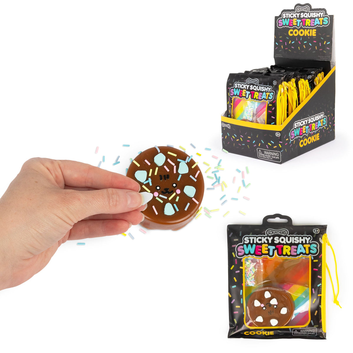 Scrunchems Sweet Treats Cookie Groovy Squishy Fidget Toy