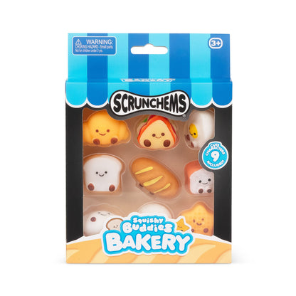 Scrunchems Squishy Buddies Bakery Mochi Groovy Squishy Fidget Toy 9 Pack