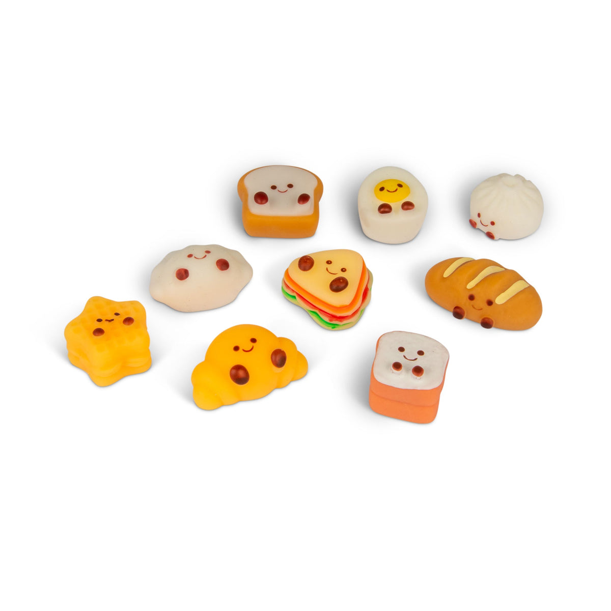 Scrunchems Squishy Buddies Bakery Mochi Groovy Squishy Fidget Toy 9 Pack