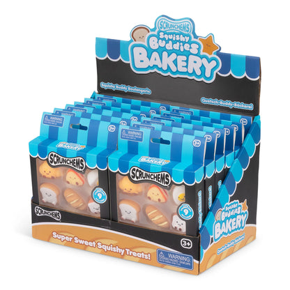 Scrunchems Squishy Buddies Bakery Mochi Groovy Squishy Fidget Toy 9 Pack