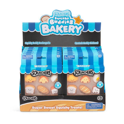 Scrunchems Squishy Buddies Bakery Mochi Groovy Squishy Fidget Toy 9 Pack
