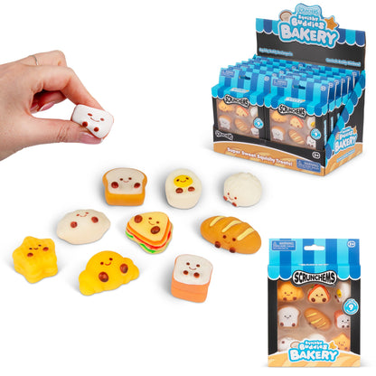 Scrunchems Squishy Buddies Bakery Mochi Groovy Squishy Fidget Toy 9 Pack