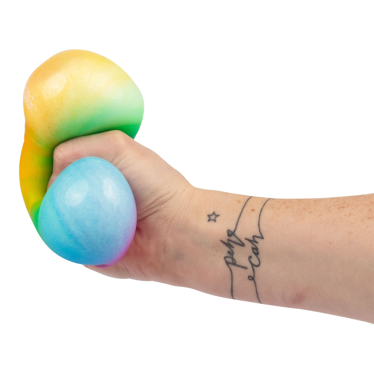 Scrunchems Mega Rainbow Dumpling Groovy Squishy Fidget Toy 9 Pack