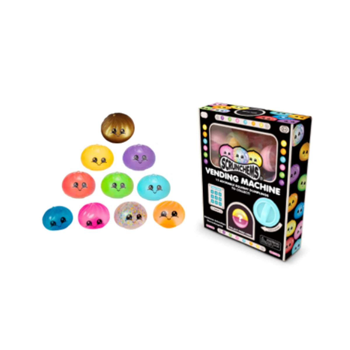 Scrunchems Dumpling Vending Machine Squishy Fidget Toy