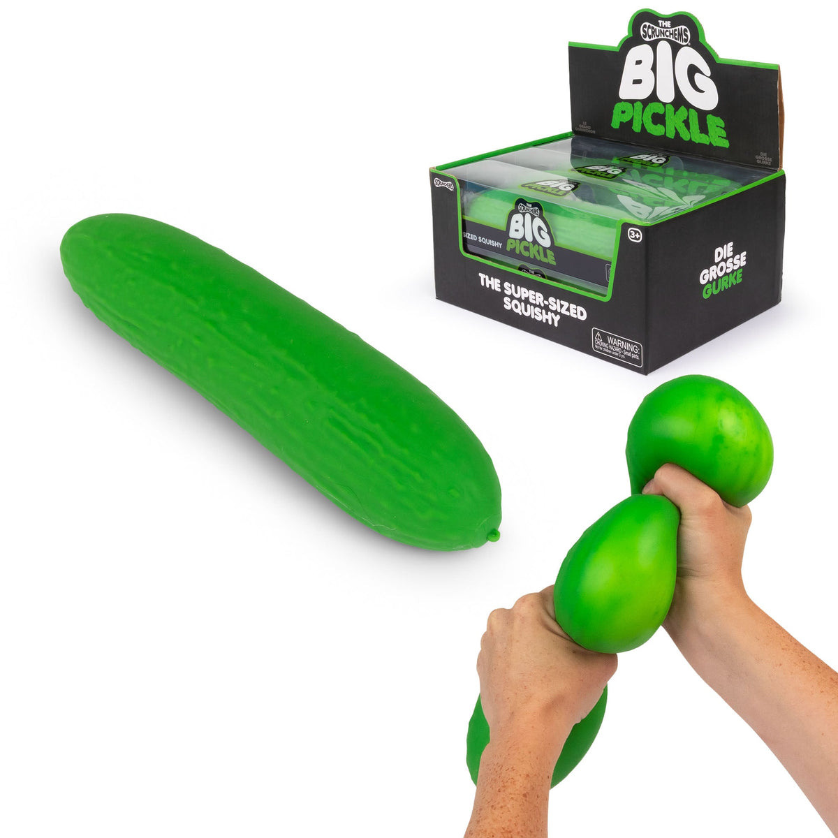 Grunchem's The Big Pickle Groovy Squishy Fidget Toy